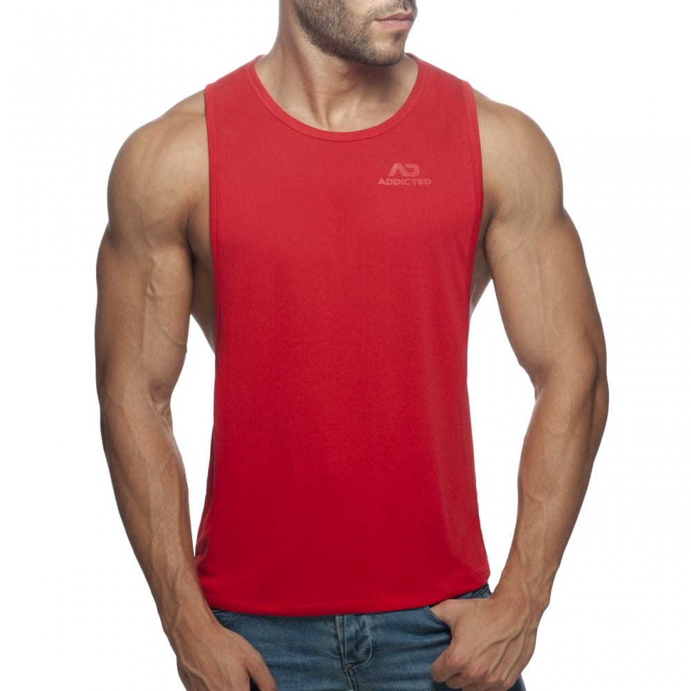 Addicted Low Rider tank top AD957 C-06 red