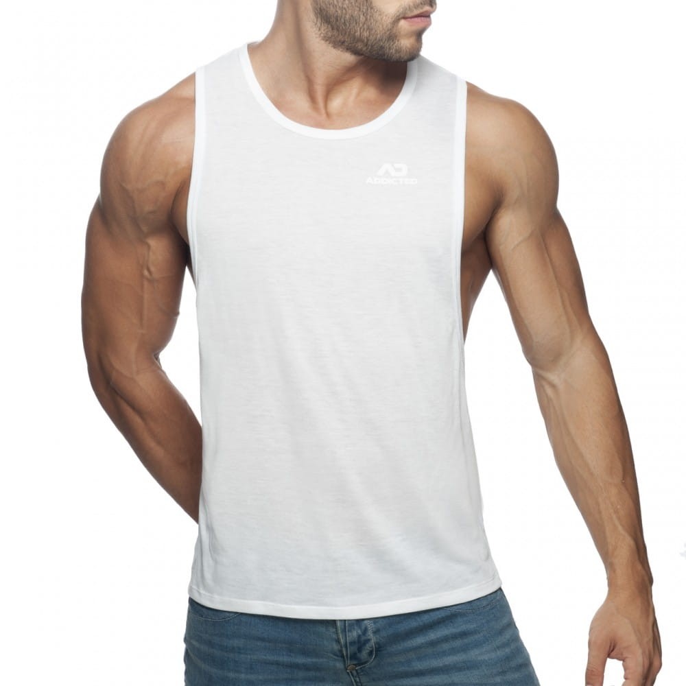 Addicted Low Rider tank top AD957 C-01 white