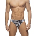 Addicted Zebra swim brief ADS304 C-10