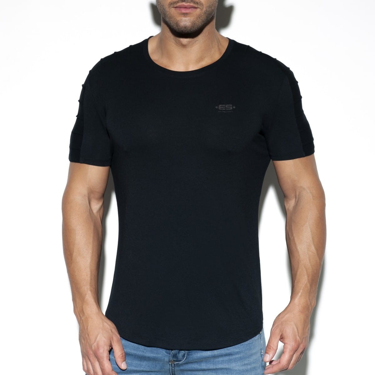 ES Collection Basic ranglan T-shirt TS245 C-10 black