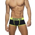 Addicted Navy/neon cotton trunk AD2151 C-31 neon yellow