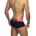 Addicted Navy/neon cotton trunk AD2151 C-34 neon pink