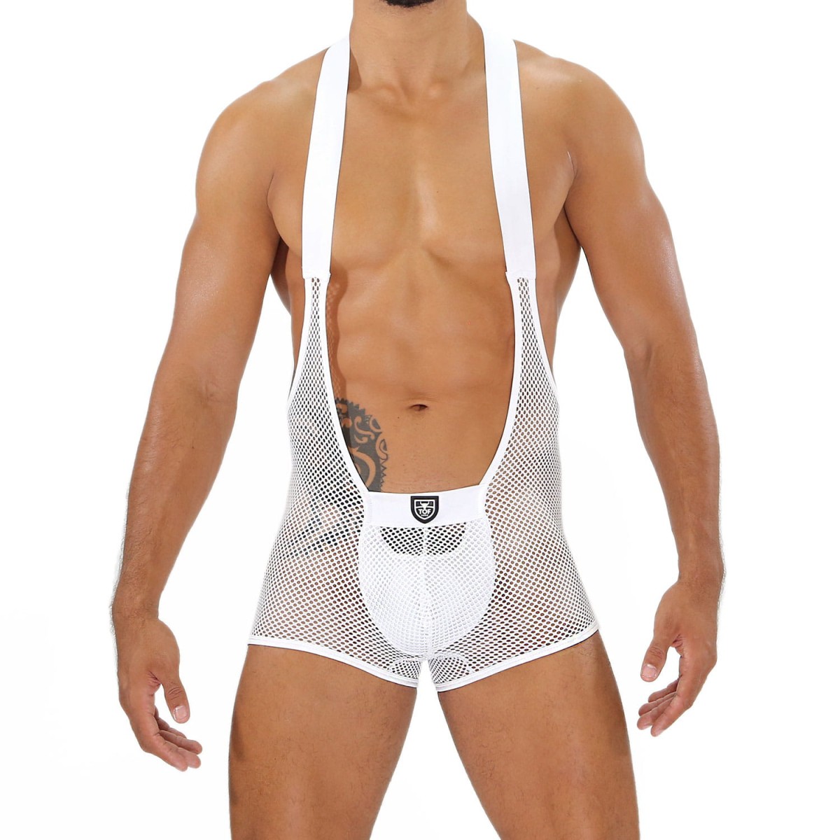 TOF Paris Bulge Mesh Singlet BO0001B white