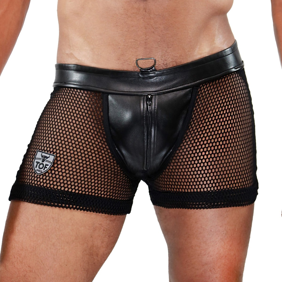 TOF Paris Full Zip Spartacus Jockshort SH0014N black