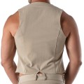 TOF Paris Patriot chain vest TOF218BE beige
