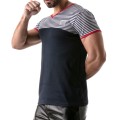 TOF Paris Stripes T-Shirt TOF114BUR navy