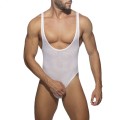 Addicted Fantasy diamond bodysuit - briefs on back AD1113 C-01 white