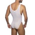 Addicted Fantasy diamond bodysuit - briefs on back AD1113 C-01 white