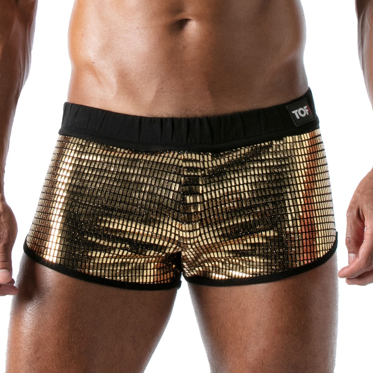 TOF Paris Star mini-shorts TOF179O gold