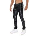 TOF Paris Leather joggers P0007N black