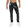 TOF Paris Leather joggers P0007N black