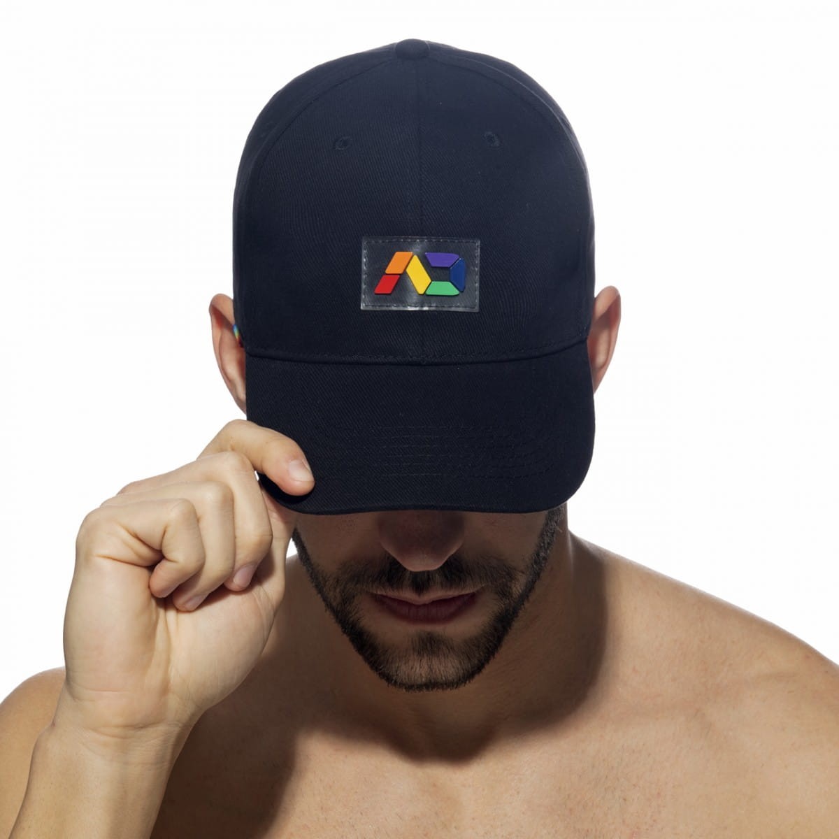 Addicted AD rainbow cap AD1118 C-10 black