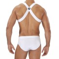 TOF Paris Party Boy Elastic Harness white H0018B 