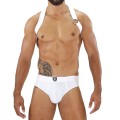 TOF Paris Party Boy Elastic Harness white H0018B 