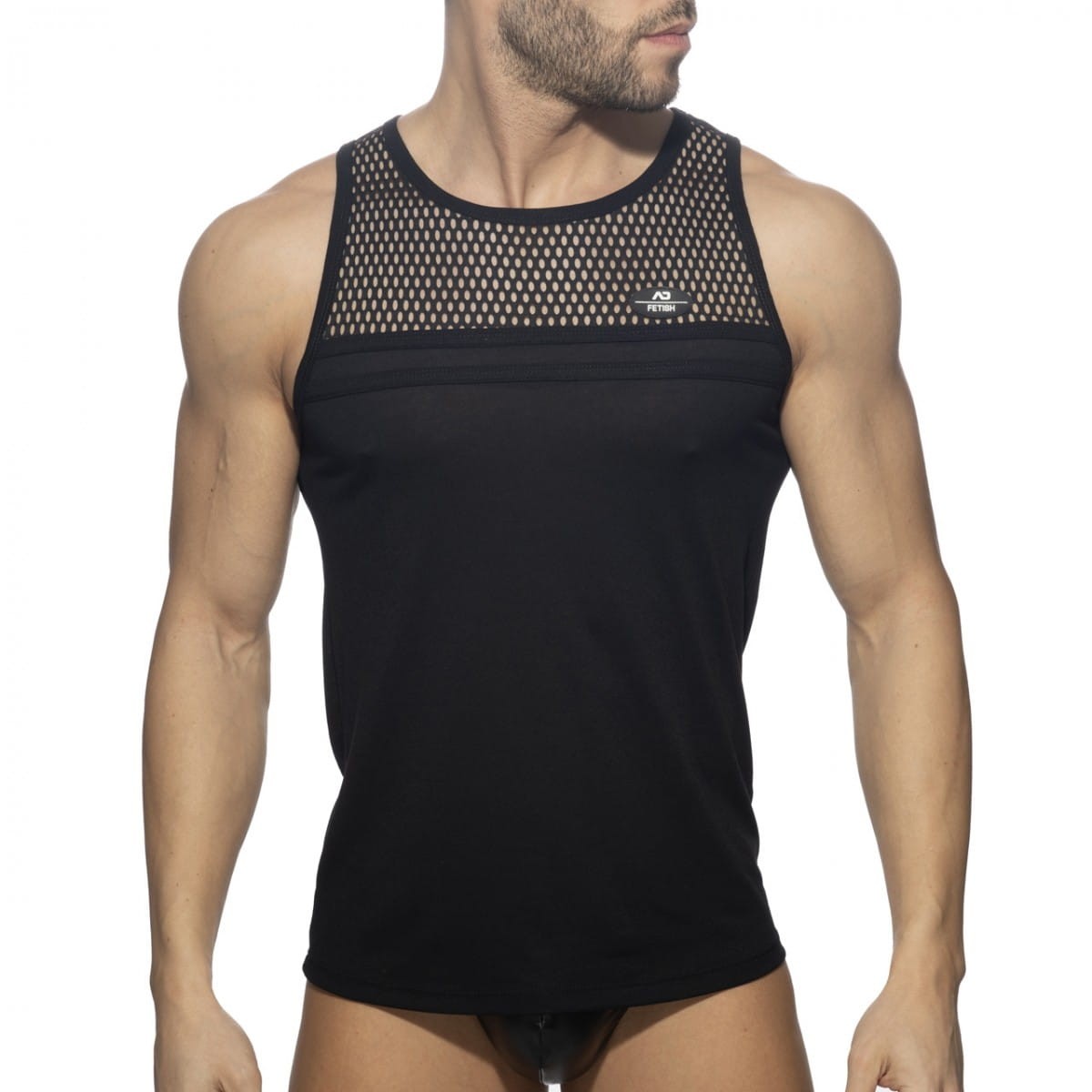 Addicted Mesh-striped low rider ADF167 C-10 all black