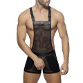 Addicted Mesh-rubber overalls ADF164 C-10 black
