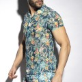 ES Collection Hawaiian Shirt SHT025 C-26 cobalt