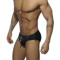 Addicted Sides Zipper Swim Brief ADS120 C-10 black