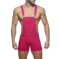 Addicted Removable Overalls Zipped shorts AD1160 C-24 fuchsia
