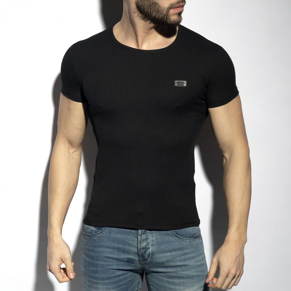 ES Collection U-Neck T-ShirtTS302 C-10 black