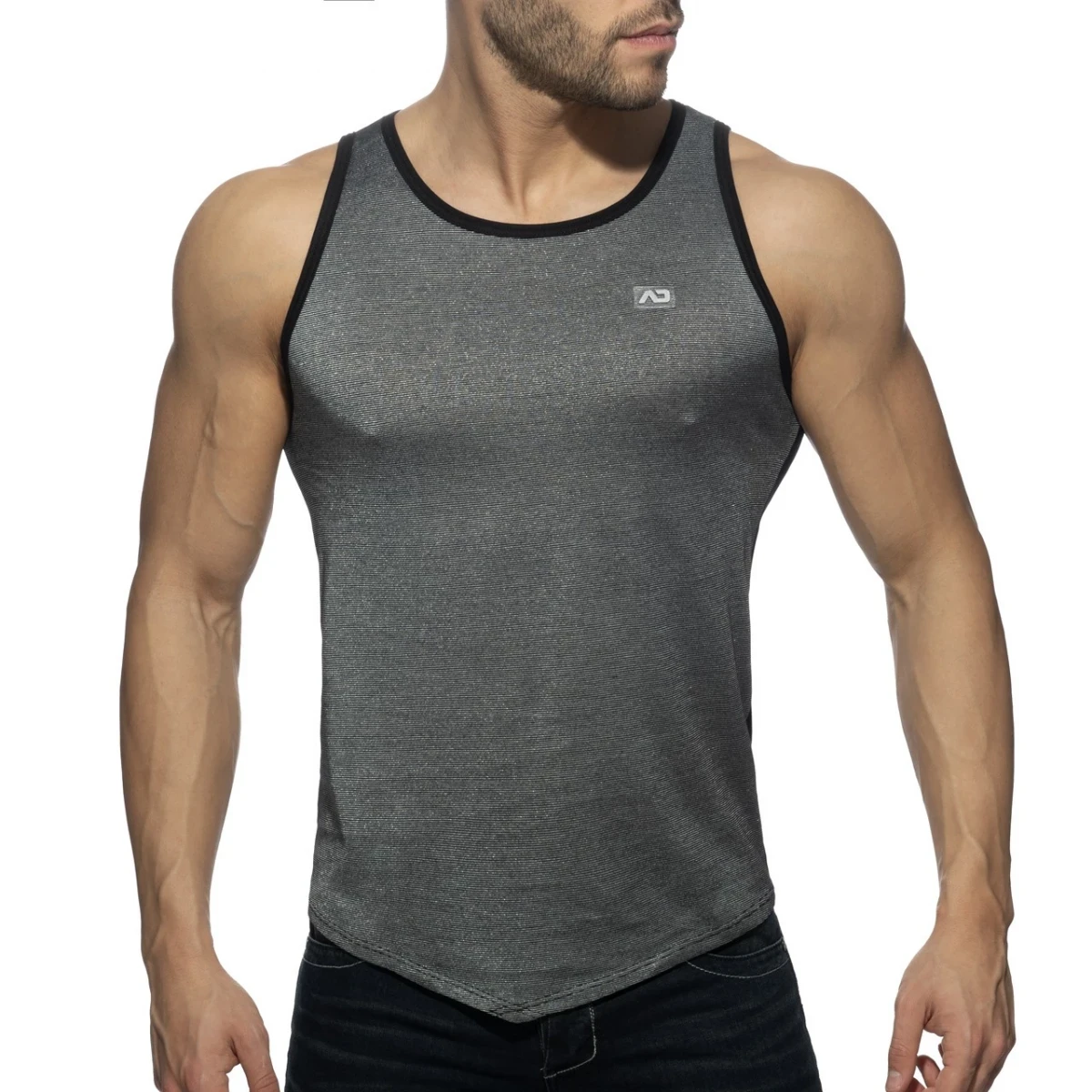 Addicted Mini Stripes Tank Top AD900 C-10 black