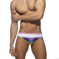Addicted  Inclusive Rainbow Swim Brief ADS323 C-01