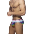Addicted  Inclusive Rainbow Swim Brief ADS323 C-01