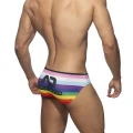 Addicted  Inclusive Rainbow Swim Brief ADS323 C-01
