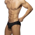 Addicted Allover  Zip Swim Brief ADF150 C-10 black