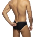 Addicted Allover  Zip Swim Brief ADF150 C-10 black