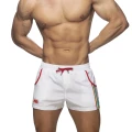 Addicted Rainbow Tape Swim Shorts ADS321 C-01 white