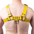 Harness in natural leather yellow