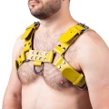 Harness in natural leather yellow