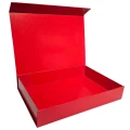 Red decorative box with magnet closure 375x265x65 mm