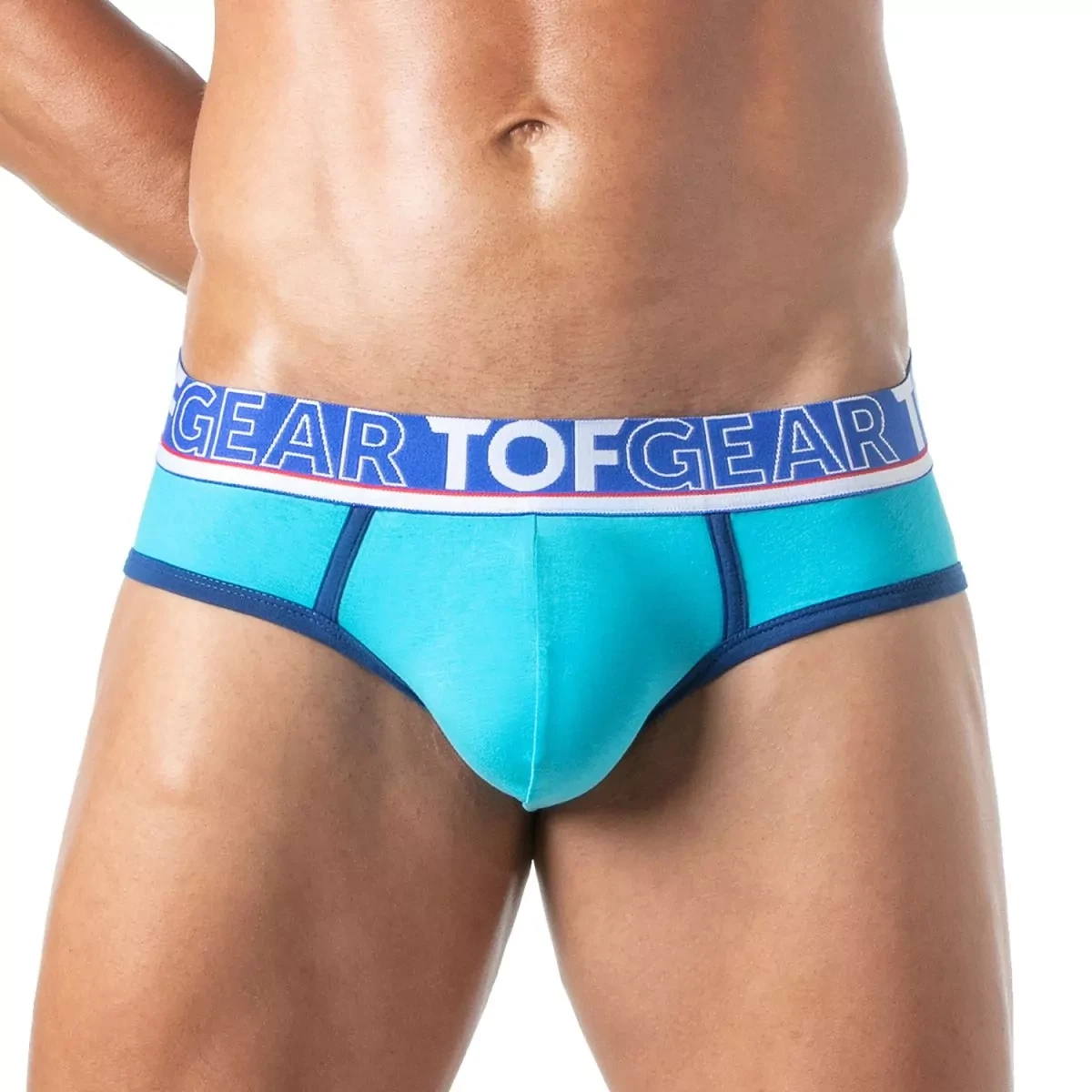 TOF Paris Champion jockstraps-slips TOF300BM navy blue with pink stripe (1)