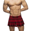 Addicted Szkocki mini kilt z C-Ringiem  ADF201 C-06 czerwony