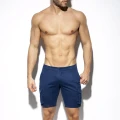 ES Collection Bermudy jeansowe cargo ESJ056 C-09 granatowe