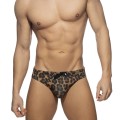Addicted Leopard swim brief ADS314 C-13 brown (1)