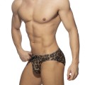Addicted Leopard swim brief ADS314 C-13 brown (1)