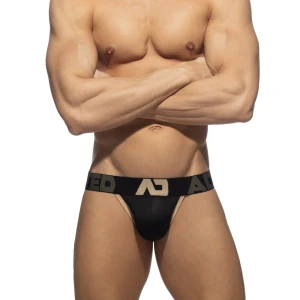 Addicted Jockstrap Push-Up NAKED FEELING AD1361 C-10 czarna kieszeń