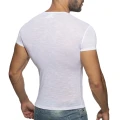 Addicted Thin flame T-shirt AD1109 C-01 white (1)