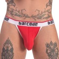 Barcode Jockstrap Cosme Red - Jockstrapy 91728 C-301 czerwono-białe