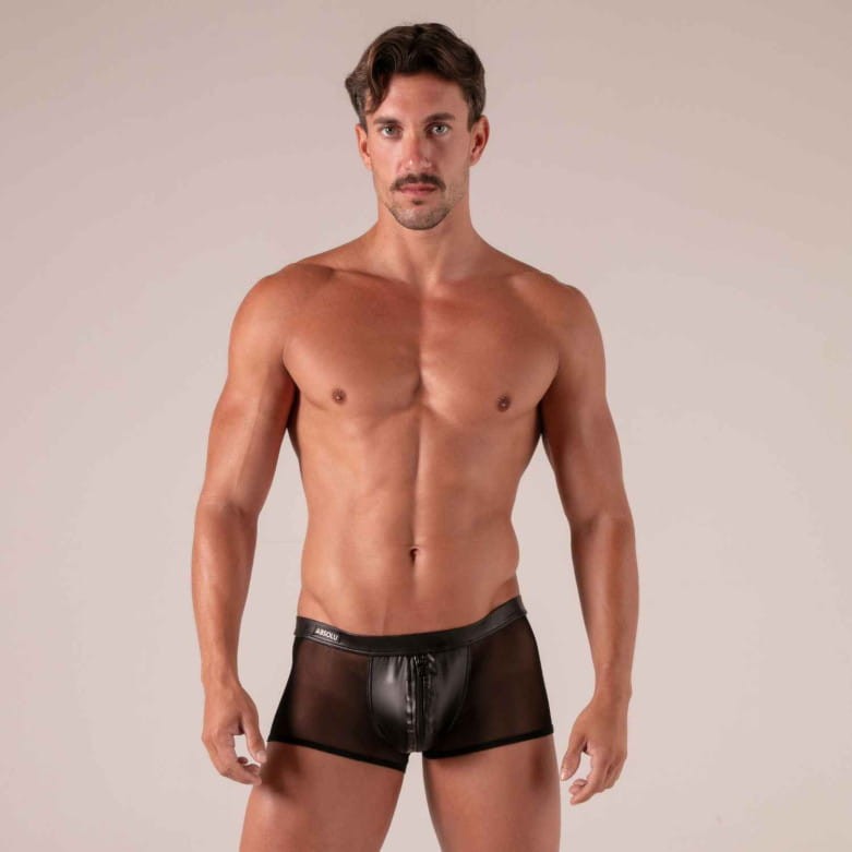 Absolu Male`s Bokserki męskie z suwakiem AM0010N