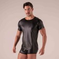Absolu Male`s Skórzany Master T-Shirt  AM0001N
