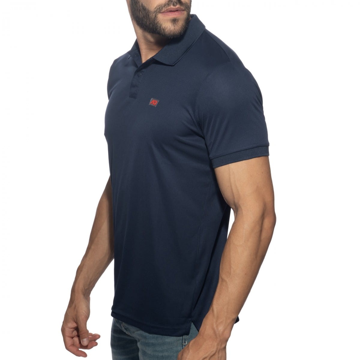 Addicted VELOZ DRY POLO SHIRT koszulka polo AD1375 C-09 granatowa