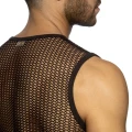 Addicted Transparentny tank top AD1426 C-13 brązowy