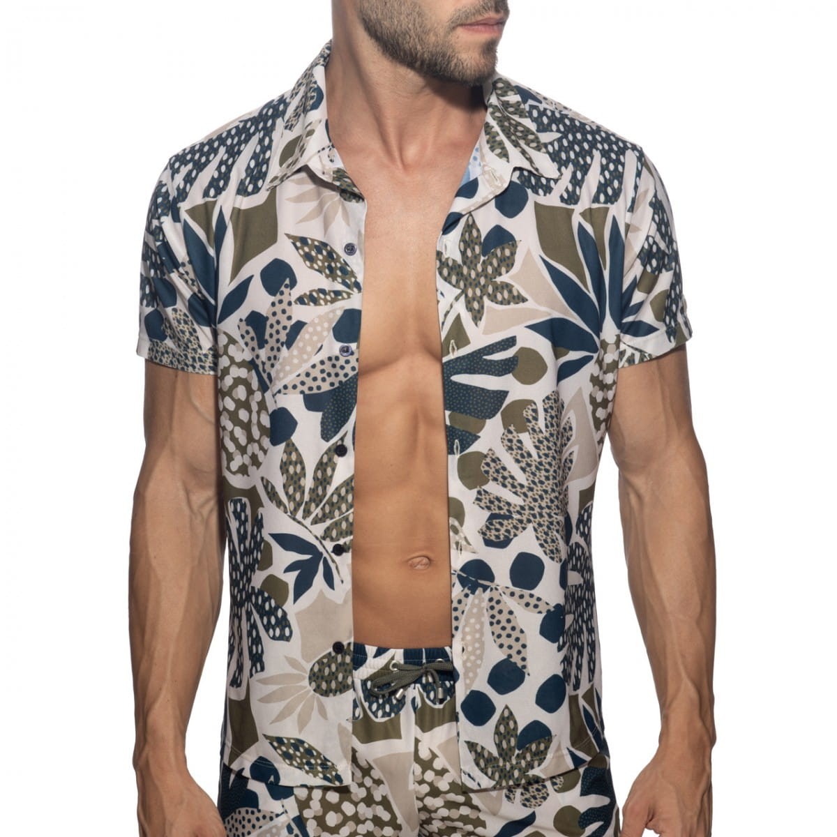 Addicted WILLOW SHIRT Koszula męska AD1394 C-12 khaki