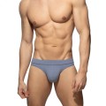 Addicted WORN OUT DENIM BIKINI BRIEF Klasyczne slipy męskie AD1430 C-500 niebieskie