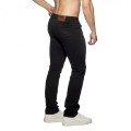 Addicted Spodnie Jeansowe  Streight-leg AD1405 C-10 czarny
