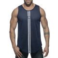 Addicted Tank Top z logo AD AD671 C-09 granatowy